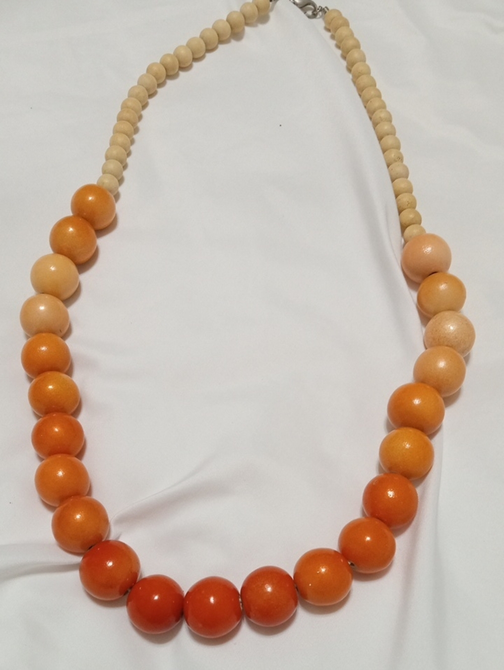 Handcrafted Orange Bead Necklace - Women Jewelry